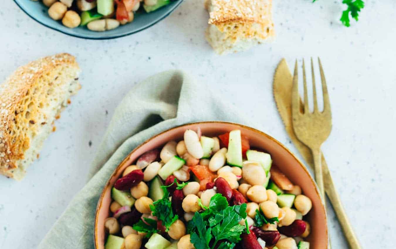 Simple 3 beans salad